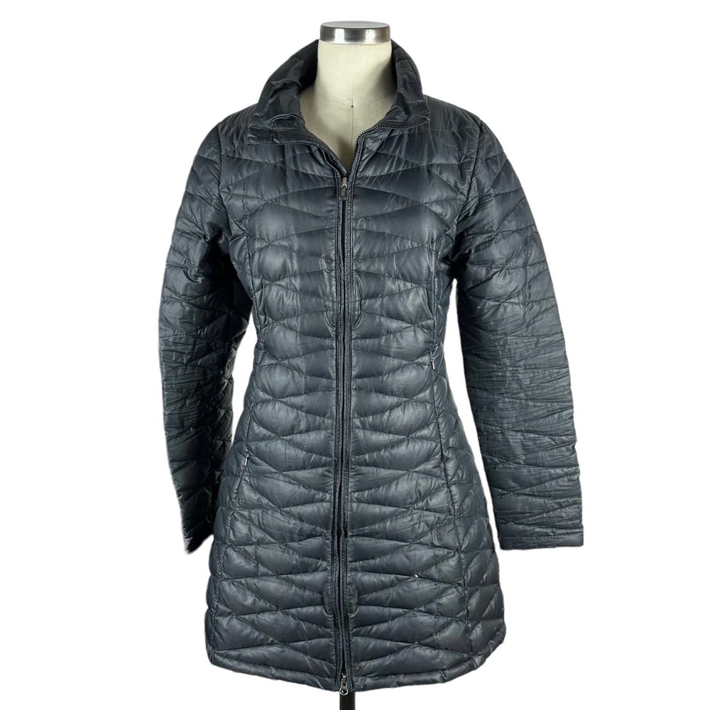 PATAGONIA Fiona Lightweight Down Puffer Black Full Zip FAIR CONDITION Women's M